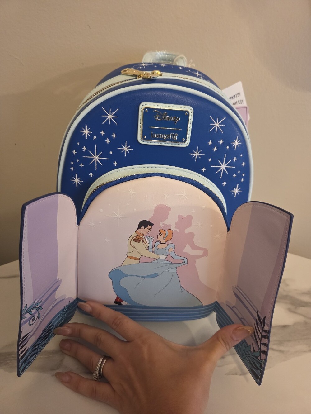 Loungefly Cinderella Once Upon a Dream Series Mini Backpack - Picture 6 of 6